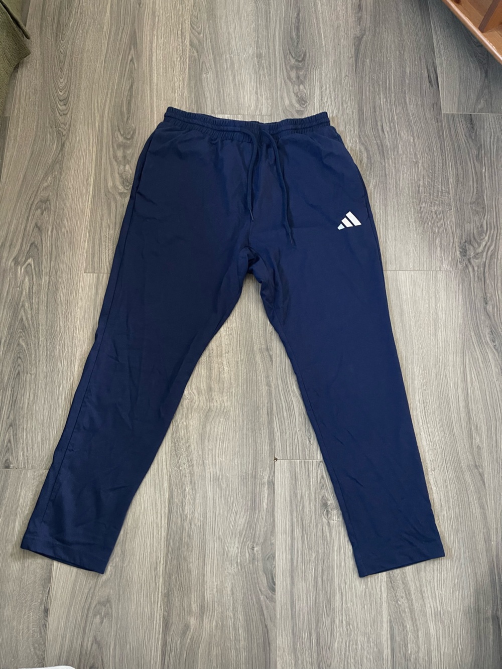 adidas Youth Navy Blue Jogger Pants with Logo